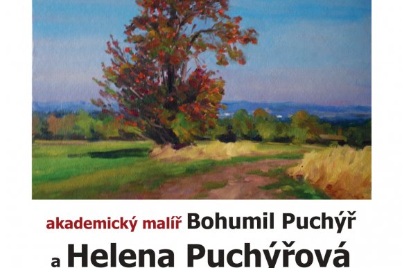Výstava obrazů: Bohumil a Helena Puchýřovi - Rodná Vysočina - hlavní náhled