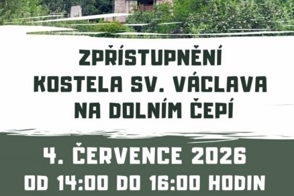 Zpřístupnění kostel sv. Václava na Dolním Čepí - hlavní náhled