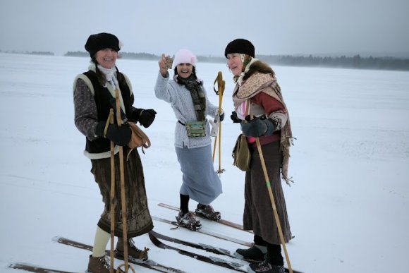 Skiman - závod na historických lyžích v dobových kostýmech - hlavní náhled