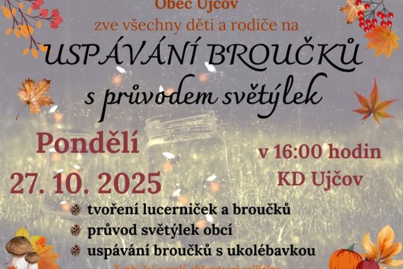 Uspávání broučků s průvodem světýlek - hlavní náhled