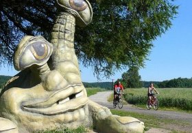 Olšiakovy sochy pro malé cyklisty - 16km
