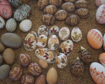 Výstava kraslic Drahoslavy Horké