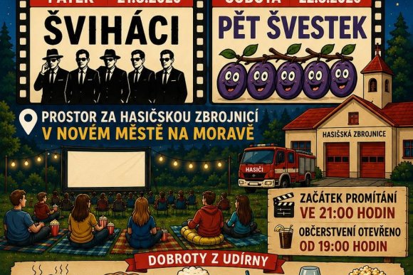 Hasičské letní kino v Novém Městě na Moravě - hlavní náhled