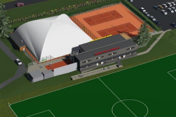 Den otevřených dveří fotbalového stadionu a tenisového areálu - hlavní náhled