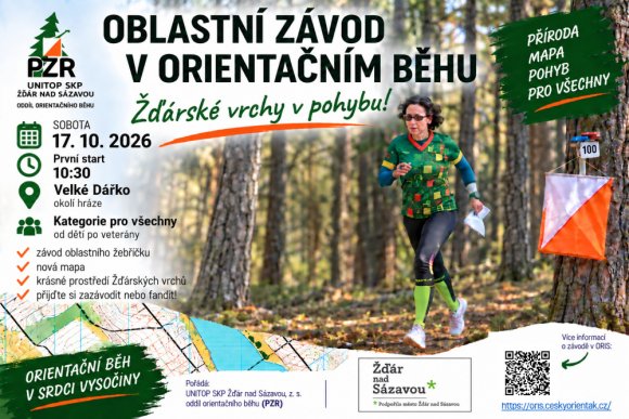 Oblastní závod v orientačním běhu - hlavní náhled