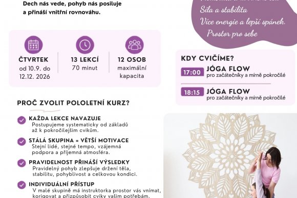 Jóga flow s Petrou - hlavní náhled
