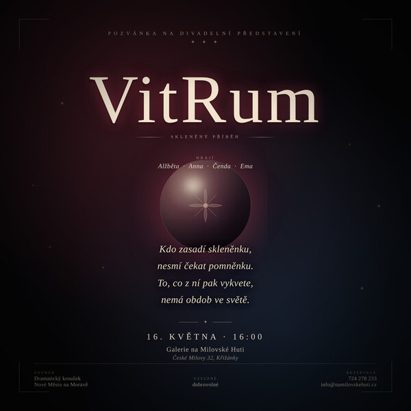 Česke Milovy vitrum