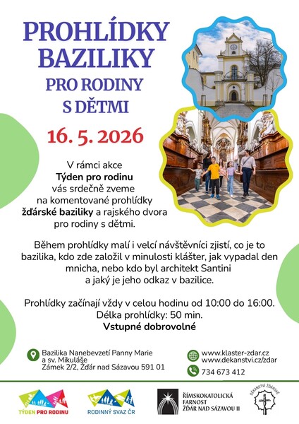 Zdarns prohlidky baziliky zr