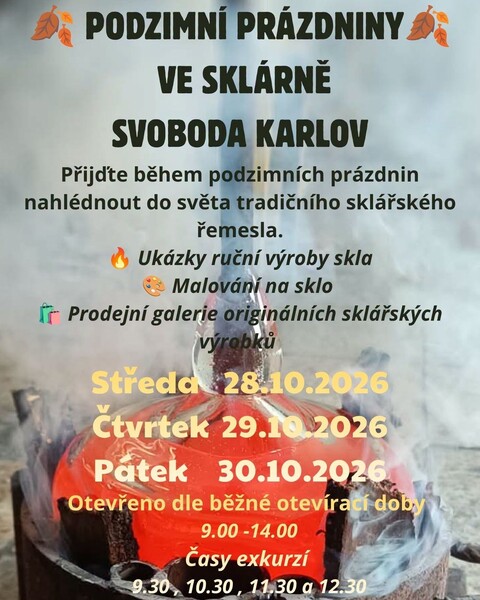 Karlov sklarna prazdniny