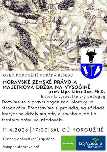 Koroužn&eacute; - předn&aacute;&scaron;ka 11.4.2026