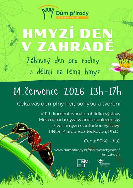Kratka hmyzí den v zahradě