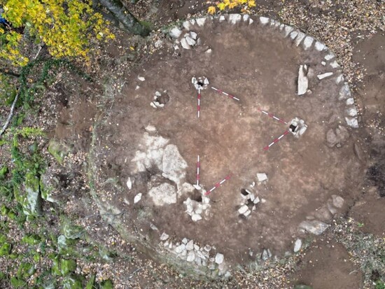 Nálezová situace z dronu foto Jakub Korbička