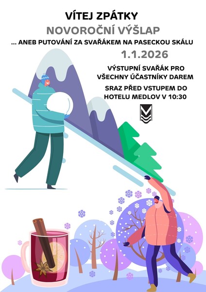 NOVOROČN&Iacute; V&Yacute;&Scaron;LAP  ANEB PUTOV&Aacute;N&Iacute; ZA SVAŘ&Aacute;KEM