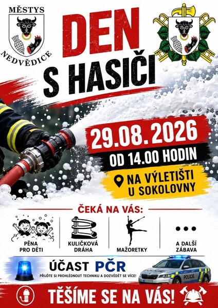 Nedvedice den s hasici