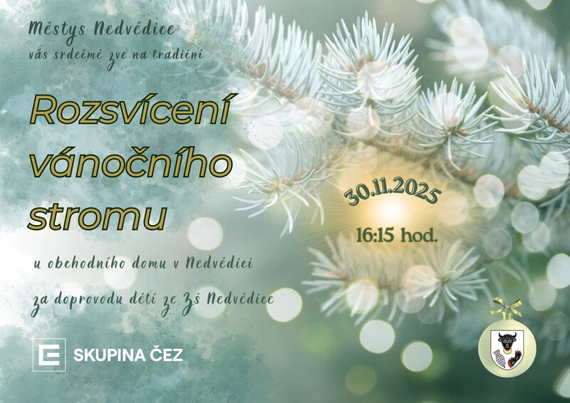 Nedvedice rozsviceni stromu