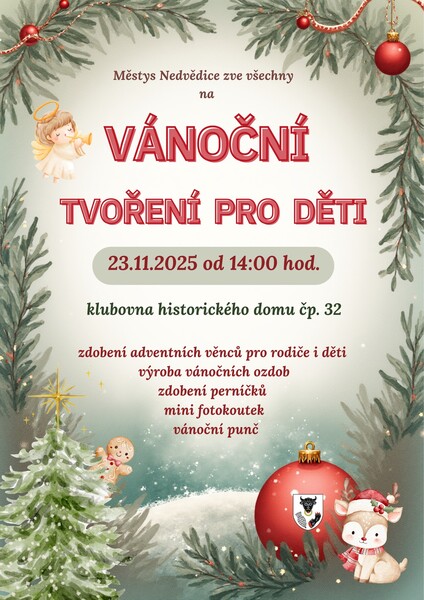 Nedvedice vanocni tvoreni
