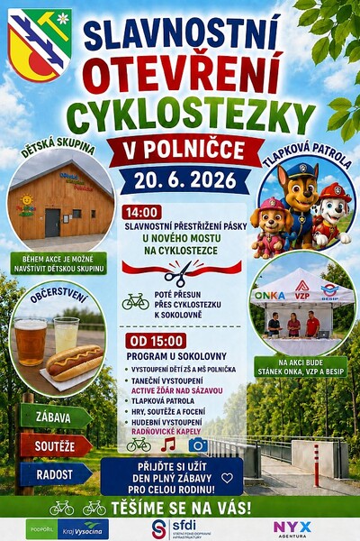 Polnicka otevreni cyklostezky