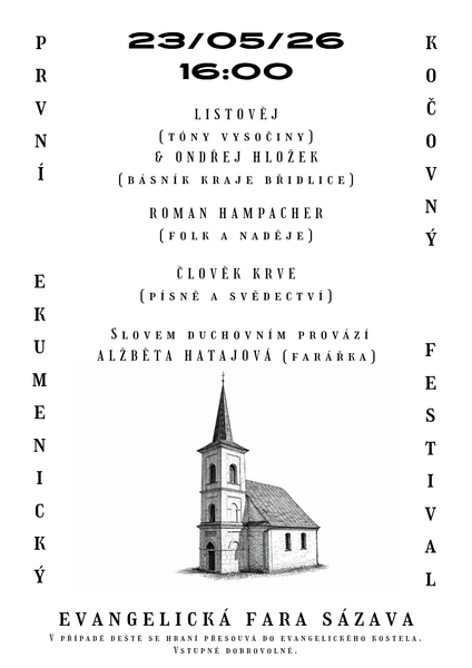 S&aacute;zava kočovn&yacute; ekumenick&yacute; festival