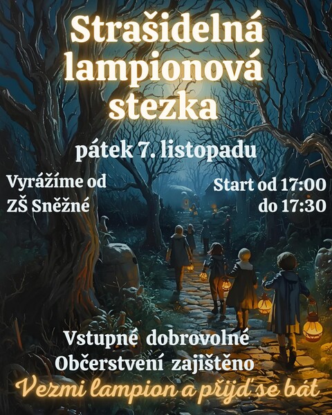 Snezne lampionova stezka