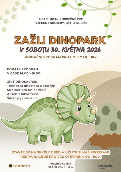 Vlachovice dinopark