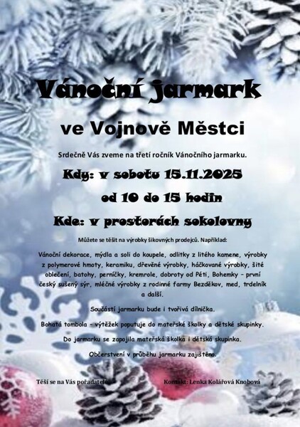 Vojnuv Mestec Vanocni jarmark