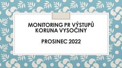 PR aktivity prosinec 2022