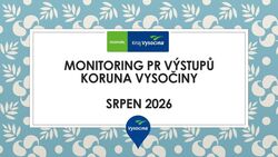 PR aktivity srpen 2026