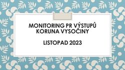 PR aktivity v listopadu 2023