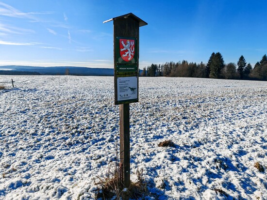zimn&iacute; v&yacute;let kolem chlumět&iacute;na 6